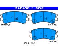 ATE 13.0460-5821.2 Brake Pad Set, disc brake for MAZDA