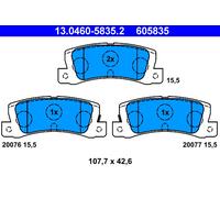 ATE 13.0460-5835.2 Brake pad set