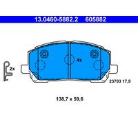 ATE 13.0460-5882.2 Brake pad set