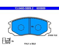 ATE 13.0460-5889.2 Brake pad set