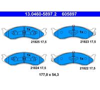 ATE 13.0460-5897.2 Brake pad set