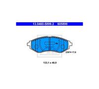 ATE Brake Pad Set 13.0460-5899.2 - Disc Brake - Fits Chevrolet Aveo/Kalos Saloon - UK Stock