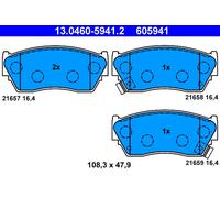 ATE 13.0460-5941.2 Brake Pad Set, disc brake for NISSAN