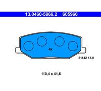 NEW DISC BRAKE PADS SET FOR SUZUKI SAMURAI CLOSED OFF ROAD VEHICLE SJ ATE