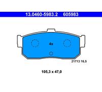 ATE 13.0460-5983.2 Brake Pad Set, disc brake for NISSAN