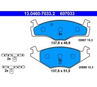 ATE 13.0460-7033.2 Brake pad set