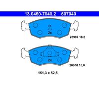 ATE 13.0460-7040.2 Brake Pad Set, disc brake for FORD