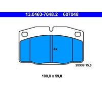 Fits ATE 13.0460-7048.2 Brake Pad Set, disc brake UK Stock