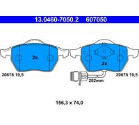 ATE Brake pad set incl. wear warning contact 13.0460-7050.2 Brake pads,Brake pad set, disc brake AUDI,100 Limousine (4A2, C4),A6 Avant (4A5, C4)