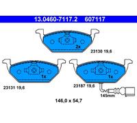 ATE 13.0460-7117.2 Brake Pad Set, disc brake for ,AUDI,SEAT,SKODA,VW