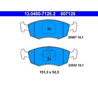 DISC BRAKE PADS SET FOR FIAT PALIO 178BX 176 A8 000 178 B5 000 ATE 77362180