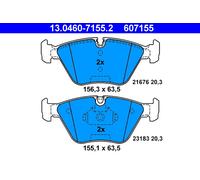 ATE 13.0460-7155.2 Brake Pad Set, disc brake for BMW,MG