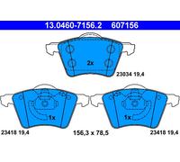 ATE 13.0460-7156.2 Brake Pad Set, disc brake for FORD