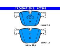 ATE 13.0460-7169.2 Brake Pad Set, disc brake for BMW