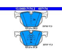 13.0460-7174.2 BRAKE PAD SET, DISC BRAKE BMW 5 520 I