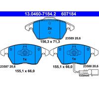 BRAKE PADS FRONT VW GOLF V 2003-, PASSAT 2005-, CADDY 2004-