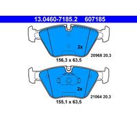 ATE 13.0460-7185.2 Brake Pad Set, disc brake for BMW