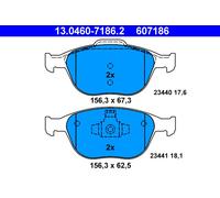 FRONT BRAKE PADS SET 13.0460-7186.2 ATE I