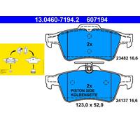 ATE 13.0460-7194.2 Brake Pad Set, disc brake for ,CHEVROLET,FORD,OPEL,SAAB,VAUXH