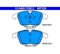 ATE 13.0460-7228.2 Brake Pad Set, disc brake for FORD,LAND ROVER,VOLVO
