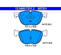 ATE 13.0460-7231.2 Brake Pad Set, disc brake for BMW