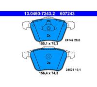ATE 13.0460-7243.2 Brake pad set