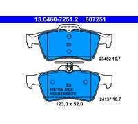 ATE 13.0460-7251.2 Brake Pad Set, disc brake for RENAULT