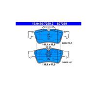 ATE 13.0460-7259.2 Brake Pads Set Rear for Mercedes E CLS S SL