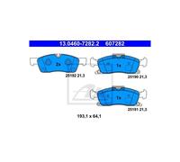 BRAKE PAD SET DISC BRAKE 13.0460-7282.2 FOR JEEP GRAND/CHEROKEE/IV/SUV 3.6L 6cyl
