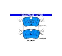 ATE 13.0460-7305.2 Brake Pads Set Front for Citroen C4 Picasso Grand Picasso Spa