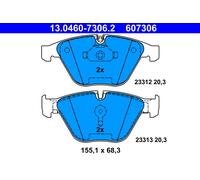 ATE 13.0460-7306.2 Brake Pad Set, disc brake for BMW