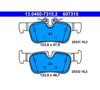 ATE 13.0460-7315.2 Brake Pad Set, disc brake for BMW,MINI
