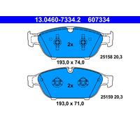 Brake pads 13.0460-7334.2 ATE for AUDI A7 Sportback A6 C7 A8 D4 A6 C7 Avant