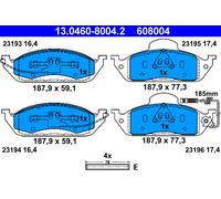 ATE 13.0460-8004.2 Brake Pad Set, disc brake for MERCEDES-BENZ