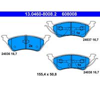 BRAKE PAD SET, DISC BRAKE 13.0460-8008.2