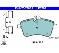 ATE 13.0470-2708.2 Brake Pad Set, disc brake for MERCEDES-BENZ