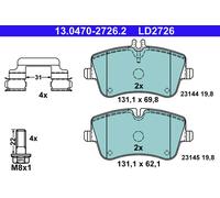 ATE 13.0470-2726.2 Brake Pad Set, disc brake for MERCEDES-BENZ