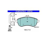 ATE 13.0470-2732.2 Brake Pads Set Front for Mercedes C E SLK SLC