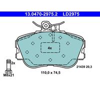 ATE 13.0470-2975.2 Brake pad set