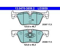 ATE 13.0470-3859.2 Brake Pad Set, disc brake for BMW