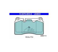 ATE 13.0470-4833.2 Brake Pads Set Front for Leon Touareg Formentor