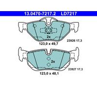 ATE 13.0470-7217.2 Brake Pad Set, disc brake for ,BMW