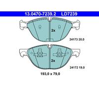 Brake pads 13.0470-7239.2 ATE for BMW X5 X6