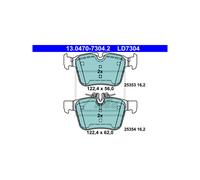 ATE Brake Pads 13.0470-7304.2 for Mercedes-Benz C‑Class / C‑Class T‑Model
