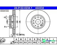 Rear Brake Disc Lancia:THESIS 46469907