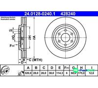 Front Brake Disc for Nissan:NP300 NAVARA,PATHFINDER III 3 40206-5X00A