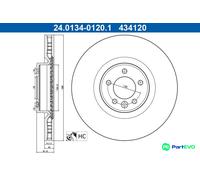 ATE 24.0134-0120.1 Brake disc