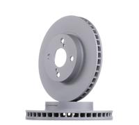 2x Brake disc Vented 24.0125-0155.1 ATE for TOYOTA COROLLA COROLLA Estate