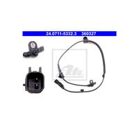 ABS wheel speed sensor 24.0711-5332.3 ATE for SAAB OPEL