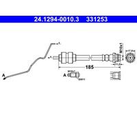 ATE 24.1294-0010.3 Brake hose
